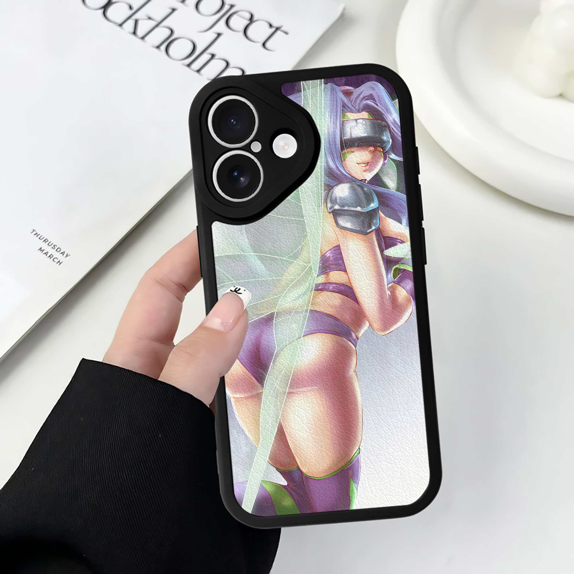 （画像用） Digimon デジタルモンスター/デジモン 【iPhone 16シリーズ対応】シリコンスマホケース（レザー調） 材質：シリコン